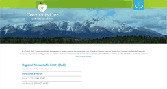 Desktop Screenshot of mycommunitycare.org