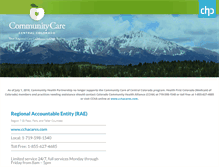 Tablet Screenshot of mycommunitycare.org